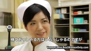 Japanese Asian Nurse Making Out Care Her Pacients Voyeur