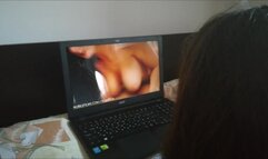 Home Sex With Stepsister While She Watches Porn Part1